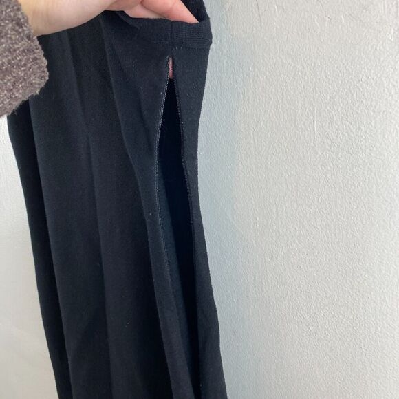 L'Agence Sleeveless Sweater Dress Black Dress Sz 3 Wool Cashmere Mesh Witchygoth - Picture 5 of 15